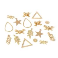 Zinc Alloy Jewelry Pendants, gold color plated, DIY 