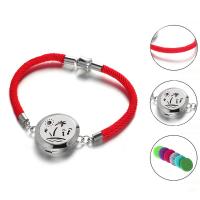 Pulsera de aromaterapia de perfume, Polipropileno Nylon, con acero inoxidable 316L, Joyería & diferentes patrones para la opción, más colores para la opción, Vendido por Sarta