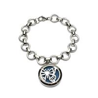 Pulsera de aromaterapia de perfume, acero inoxidable 316L, Joyería & diferentes estilos para la opción, más colores para la opción, 30mm, Vendido por Sarta