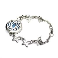 Pulsera de aromaterapia de perfume, acero inoxidable 316L, Joyería & diferentes estilos para la opción, más colores para la opción, 30mm, Vendido por Sarta