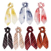 Hair Scrunchies, Cloth, printing, durable & elastic & for woman 90mm 