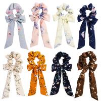 Bunny Ears Hair Scrunchies, Polyester, durable & elastic & for woman 