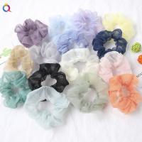 Hair Scrunchies, Chiffon, durable & elastic & for woman 