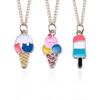 Enamel Zinc Alloy Necklace, with enamel, plated, fashion jewelry nickel, lead & cadmium free 