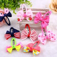 Children Hair Clip, Brocade, Bowknot, durable & for children 