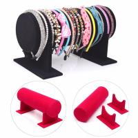 Hair Headband Display, PVC Plastic, with Velveteen, durable 