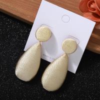 Zinc Alloy Drop Earring, Polyamide, with Zinc Alloy, fashion jewelry & for woman 