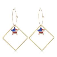 Zinc Alloy Drop Earring, fashion jewelry & for woman 