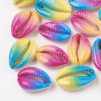 Fancy Printing Shell Beads, durable & fashion jewelry 20-26mmuff0c13-18mmuff0c5-7mm 