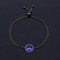 Edelstahl Charm Armband, Modeschmuck & für Frau, 230x14x17mm, verkauft von Strang