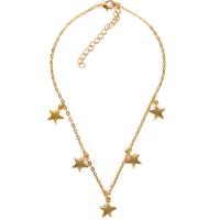 fundición collar, con 2.75 inch extender cadena, chapado en color dorado, para mujer, chapado en color metálico, longitud:aproximado 14.17 Inch, Vendido por Sarta