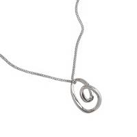 Sterling Silver Jewelry Necklace, 925 Sterling Silver, with 1.96lnch extender chain, plated, twist oval chain & for woman & hollow Approx 17.7 Inch 