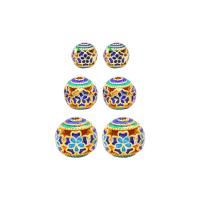 Cloisonne Beads, Round, Mini & Washable & cute blue 