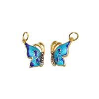 Cloisonne Pendants, Bowknot, Mini & Washable, blue 