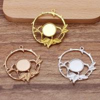 Zinc Alloy Hollow Pendants, plated, DIY 35mm 