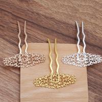 Hair Stick Findings, Brass, plated, DIY & hollow 