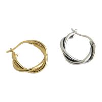 Sterling Silver Huggie Hoop Earring, 925 Sterling Silver, Donut, plated, Korean style & for woman 4mm, 20mm 