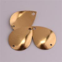 Brass Connector, Teardrop, DIY, original color 