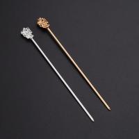 Hair Stick, Brass, plated, DIY 150mm 