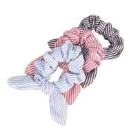 Bunny Ears Hair Scrunchies, Non-woven Fabrics, Stick, handmade, Korean style & for woman 80mm 