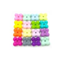 Silicona FDA Juguete de dientes de bebé, Resistente & para el bebé, más colores para la opción, 15x15x7mm, Vendido por UD