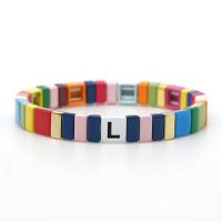 Moda pulseras de la aleación de Zinc, barniz de secado al horno, Joyería & diferentes estilos para la opción, más colores para la opción, libre de níquel, plomo & cadmio, 165mm, Vendido por Sarta