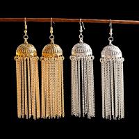 Fashion Fringe Earrings, Zinc Alloy, portable & durable 11cm 