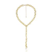 Fashion Fringe Necklace, Zinc Alloy, with 2.75 inch extender chain, KC gold color plated, punk style & for woman, metallic color plated, 15mm Approx 14.96 Inch 