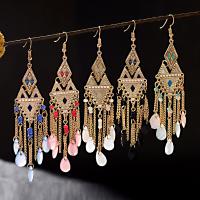 Fashion Fringe Earrings, Zinc Alloy, fashion jewelry 