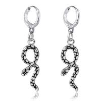 Huggie Hoop Drop Earring, Zinc Alloy, fashion jewelry & for woman 