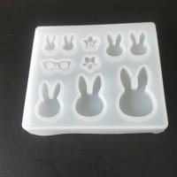 ENSEMBLE de moules époxy DE DIY, silicone, lapin, durable Vendu par PC