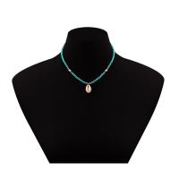 Zinc Alloy Necklace, plated, durable & for woman, gold 