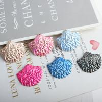 Zinc Alloy Jewelry Pendants, Shell, gold color plated, stoving varnish 