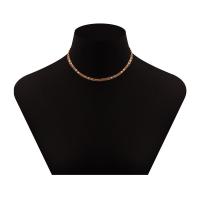 Zinc Alloy Necklace, plated, multilayer & for woman .2 Inch 