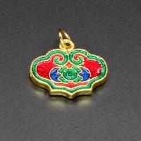 Cloisonne Pendants, Lock, DIY & enamel 