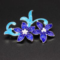 Cloisonne Pendants, Brass, Flower, plated, DIY & enamel 