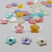 パール シェル カップ型ビーズ, 花形, DIY, 無色, 15mm, 売り手 パソコン