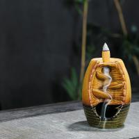 磁器逆流香炉, 磁器, ハンドメイド, 家庭およびオフィス用 & サスティナブル, 無色 売り手 パソコン