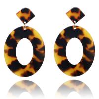 Acrylic Drop Earring, Donut, for woman & hollow 