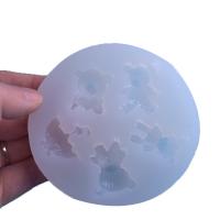 ENSEMBLE de moules époxy DE DIY, silicone, Rond, durable, transparent Vendu par PC