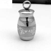 Stainless Steel Cinerary Casket Pendant, fashion jewelry & Buddhist jewelry & Unisex 