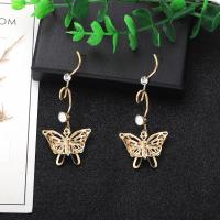 Zinc Alloy Rhinestone Drop Earring, plated, fashion jewelry & for woman & with rhinestone, nickel, lead & cadmium free 