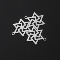 Stainless Steel Pendants, Hexagram, plated, DIY & hollow Approx 1mm  