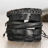 PU Leder Armband-Set, Handgelenk Kranz, 5 Stück & Modeschmuck, verkauft von setzen