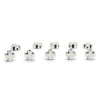 Zinc Alloy Spacer Beads, Cross, fashion jewelry & Unisex 