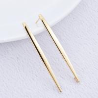 Brass Earring Drop Component, DIY, gold 