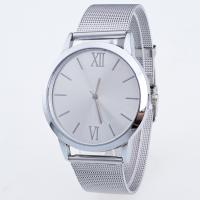 Reloj de Pulsera de mujeres, acero inoxidable, con Vidrio, chapado, diferentes estilos para la opción, dos diferentes colores, 10*40mm, Vendido por UD