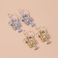 Huggie Hoop Drop Earring, Zinc Alloy, Lobster, plated, fashion jewelry & Unisex nickel, lead & cadmium free 