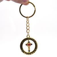 Zinklegierung Schlüssel Verschluss, Kreuz, Modeschmuck & unisex, 95x33x37mm, verkauft von PC