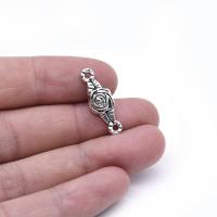 Zinc Alloy Charm Connector, Rose, fashion jewelry & DIY & Unisex 